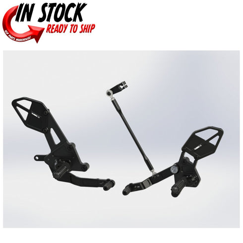 VORTEX RACING FOOTPEG REAR SET V3 2.0 YAMAHA 15-2017 FZ-07 / 18-2023 MT-07 RS651